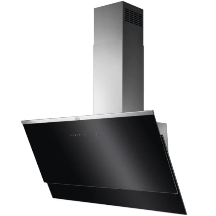 AEG DVE5971HG Built In Angled Hood - Black Glass / Stainless Steel | Atlantic Electrics