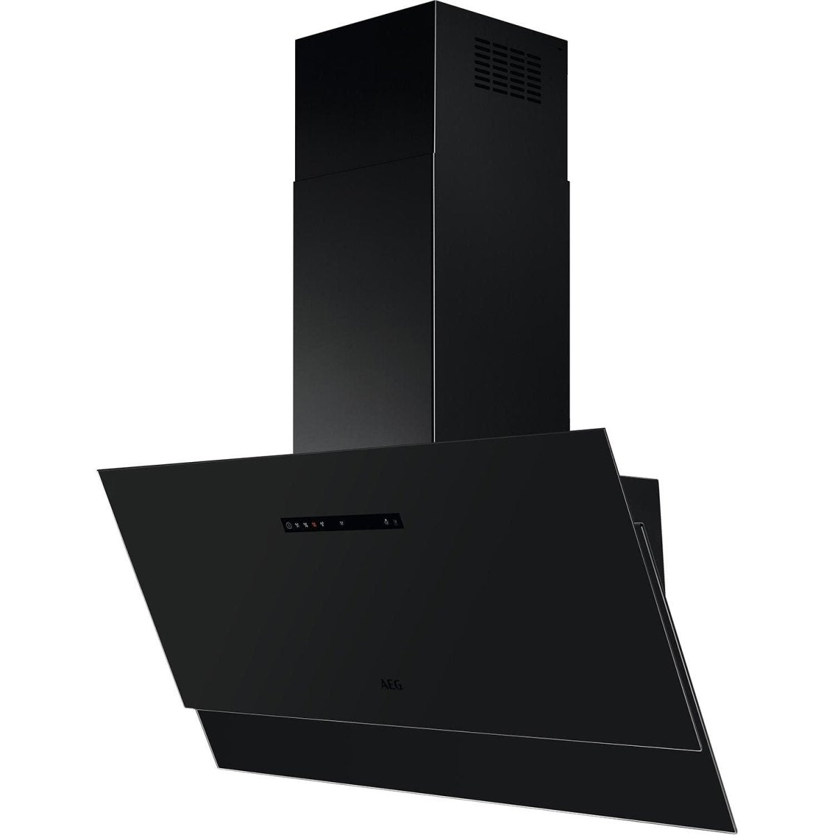 AEG DVE5971HR Built In Angled Hood - Matt Black Glass | Atlantic Electrics