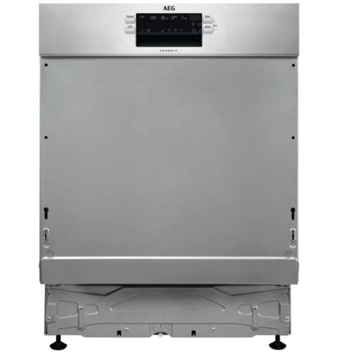 AEG FEE63600ZM Built In 60 CM Dishwasher - Semi Integrated - Stainless Steel | Atlantic Electrics