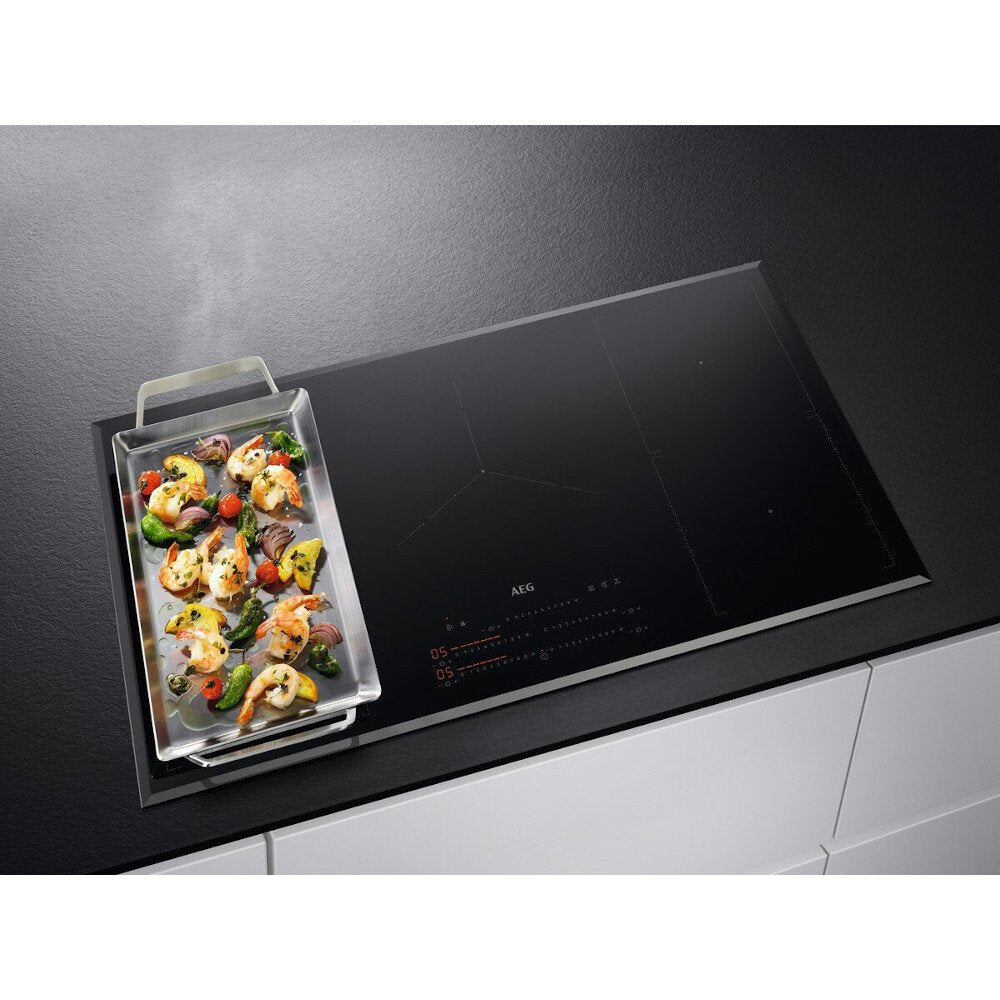 AEG IKE95751FB 90 cm Induction Hob - Black | Atlantic Electrics