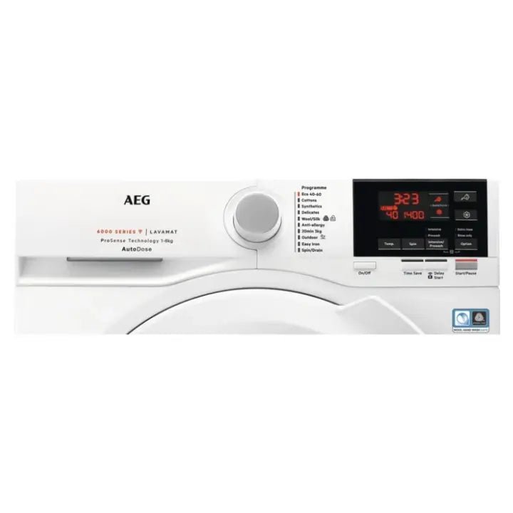 AEG L6FBG941CA 9kg 1400 Spin Freestanding Washing Machine White | Atlantic Electrics