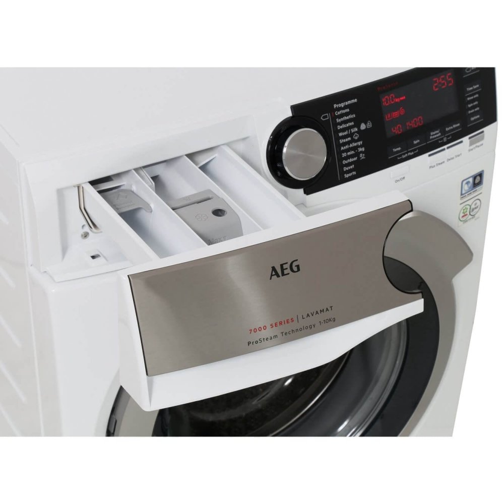 AEG L7FEC146R 10Kg 7000 Series Washing Machine Eco Valve 1400 Rpm White | Atlantic Electrics