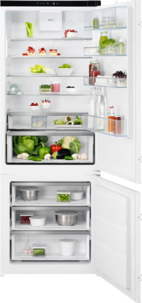 AEG NSC7G751ES Built In Fridge Freezer Frost Free - Fully Integrated | Atlantic Electrics