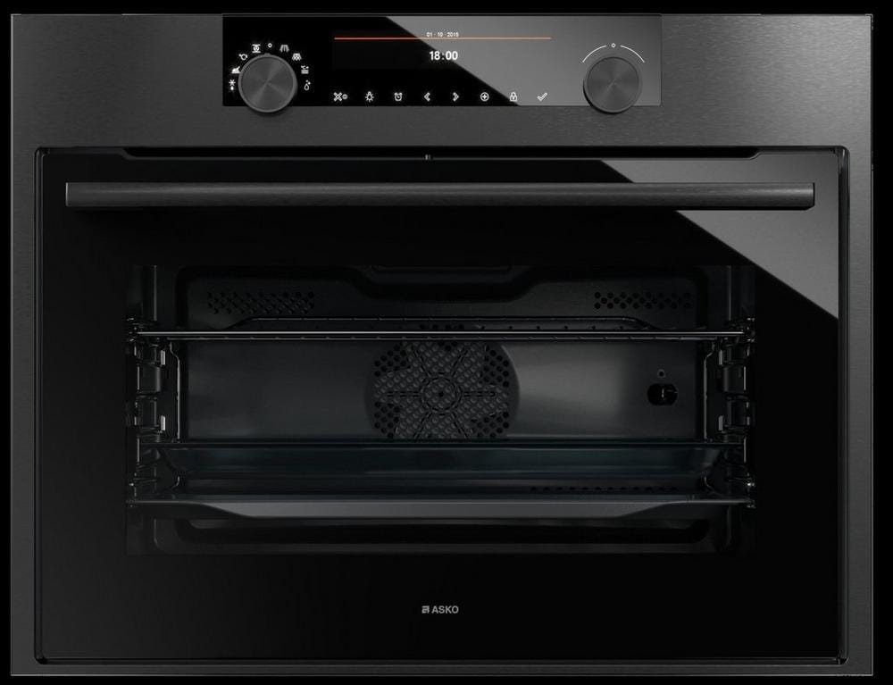 ASKO OCM8487B 50 Litres Combination Microwave Oven - Black | Atlantic Electrics