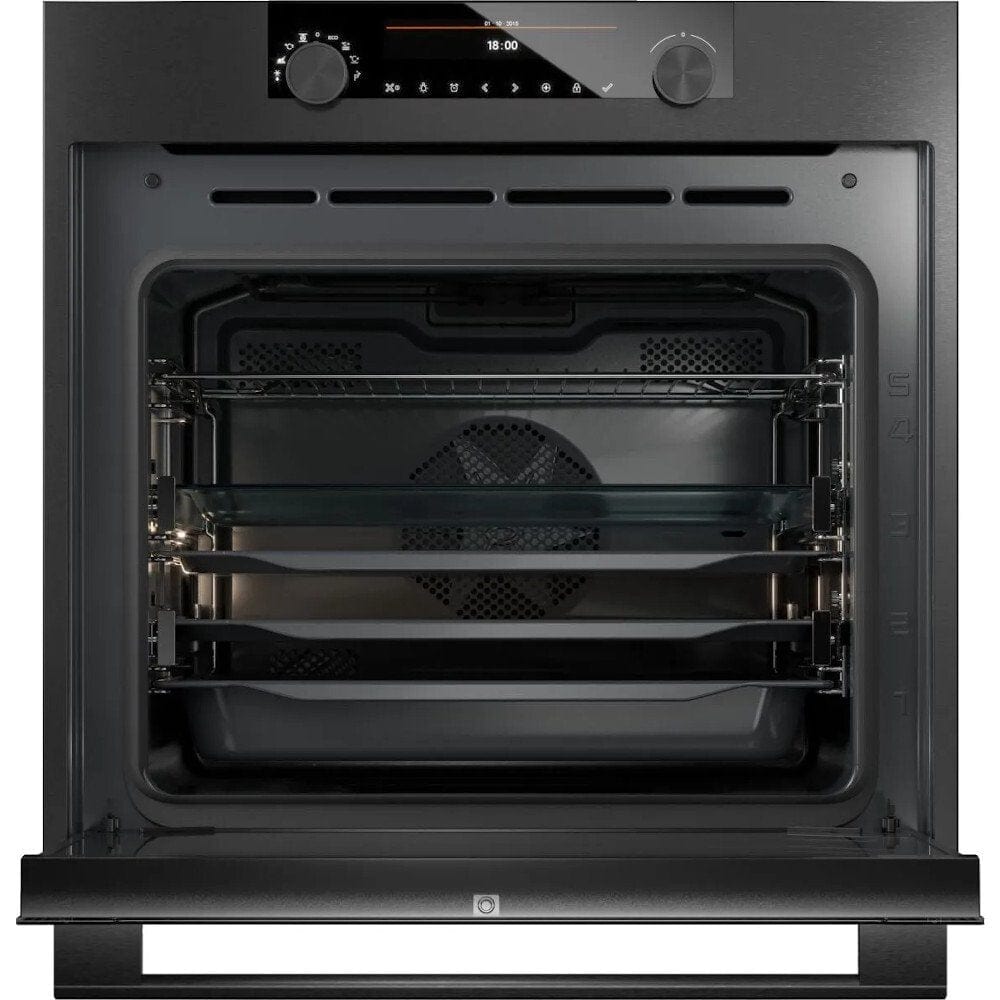 ASKO OP8687B 59.5cm Built In Electric Single Oven Black Steel | Atlantic Electrics