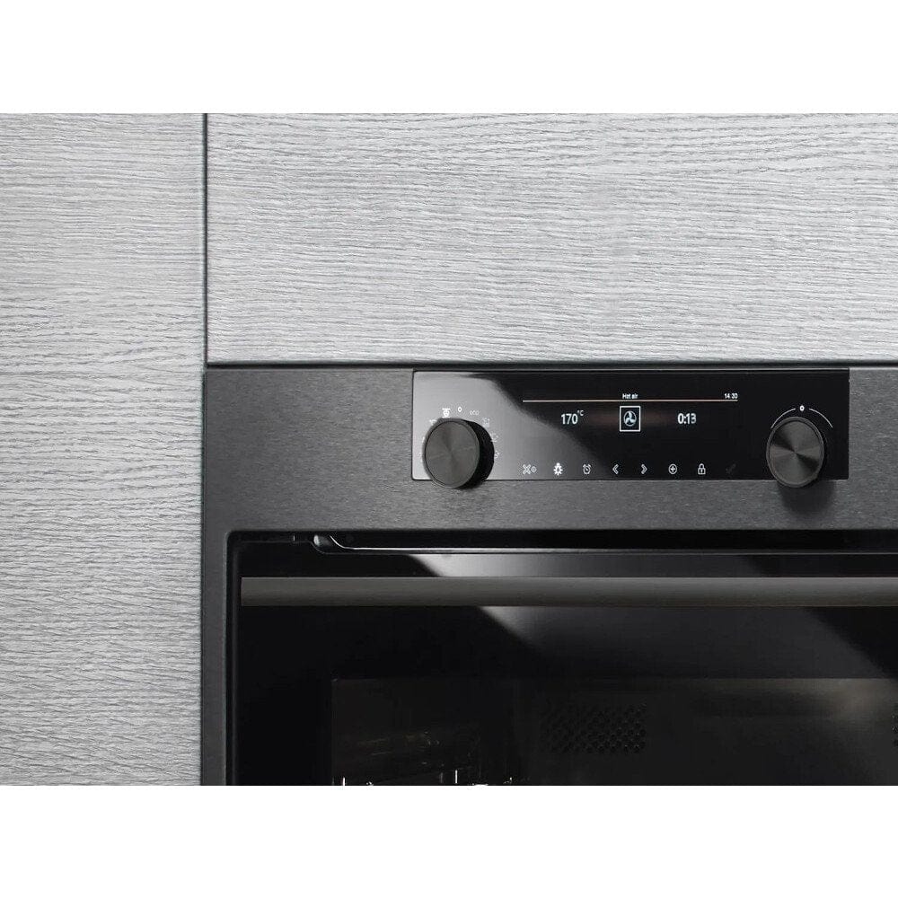 ASKO OP8687B 59.5cm Built In Electric Single Oven Black Steel | Atlantic Electrics