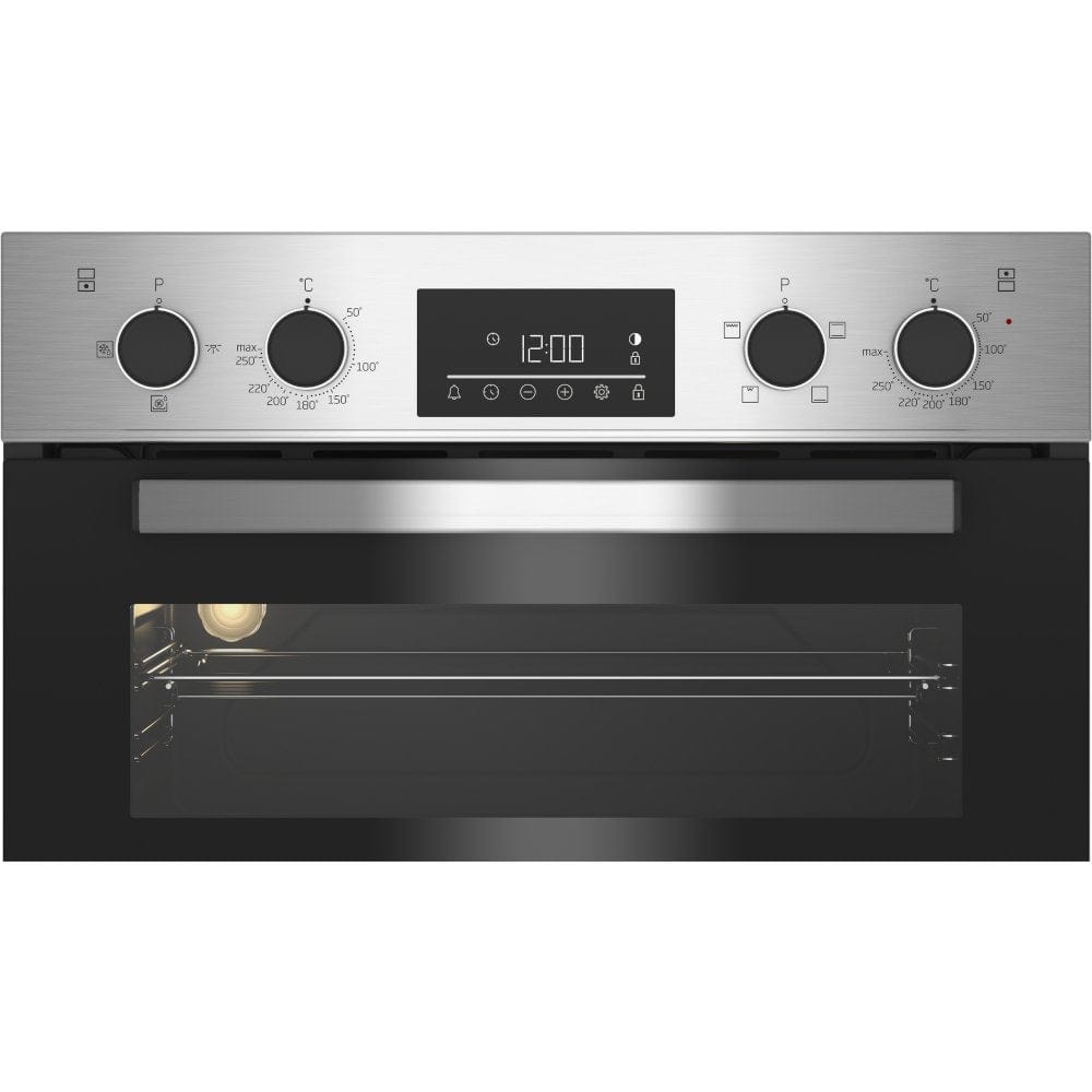 Beko CDFY22309X Built In Electric Double Oven - Stainless Steel - A Energy Rated | Atlantic Electrics