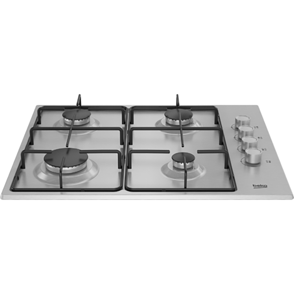 Beko CIHYG21SX 61cm Gas Hob Stainless Steel | Atlantic Electrics