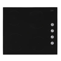 Thumbnail Beko CIHYV21B 58cm Ceramic Hob Black - 39477728968927