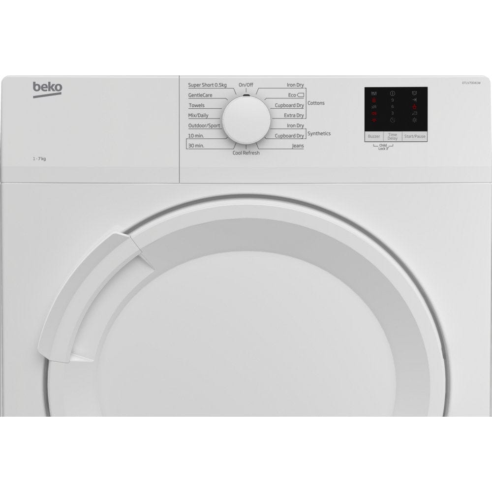 Beko DTLV70041W 7kg Vented Tumble Dryer White | Atlantic Electrics