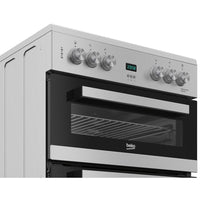 Thumbnail Beko EDC633S 60cm Electric Double Oven with Ceramic Hob - 39477731754207