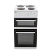 Thumbnail Beko EDP503W 50cm Electric Double Oven with Grill Cooker White - 39477737586911