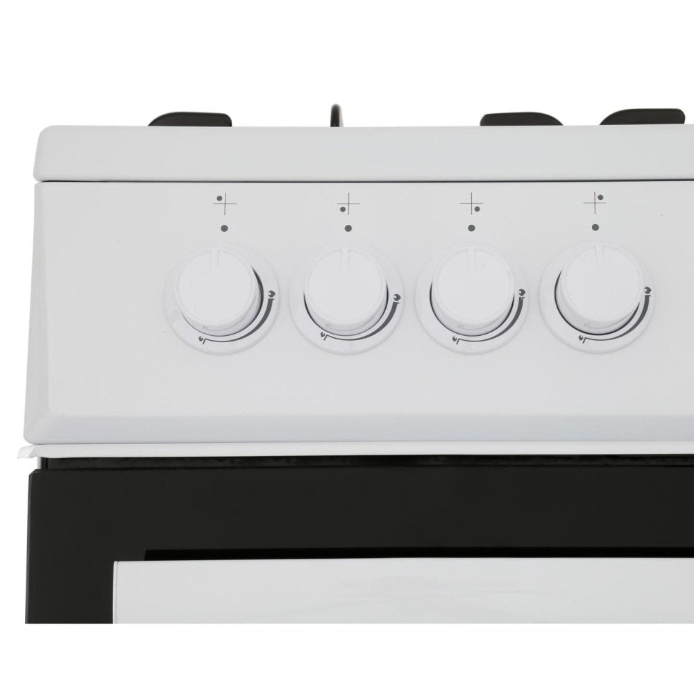 Beko ESG50W 50cm Single Oven Gas Cooker - White - Atlantic Electrics - 39477735325919
