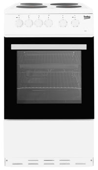 Thumbnail Beko ESP50W 50cm Single Oven Electric Cooker White - 39477734834399