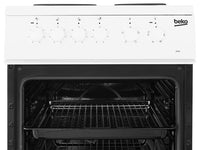 Thumbnail Beko ESP50W 50cm Single Oven Electric Cooker White - 39477734899935