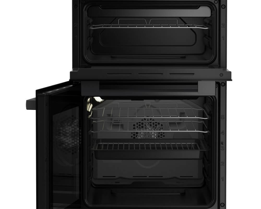 Blomberg HKS951N 50cm Double Oven Electric Cooker with Ceramic Hob Anthracite | Atlantic Electrics