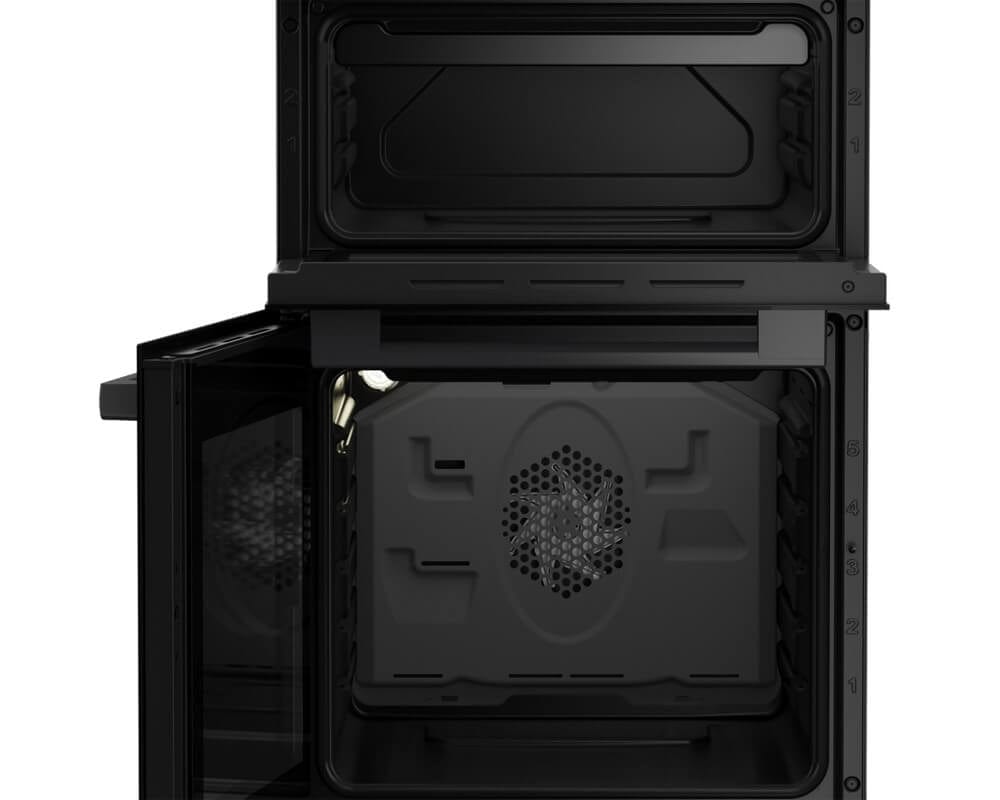 Blomberg HKS951N 50cm Double Oven Electric Cooker with Ceramic Hob Anthracite | Atlantic Electrics