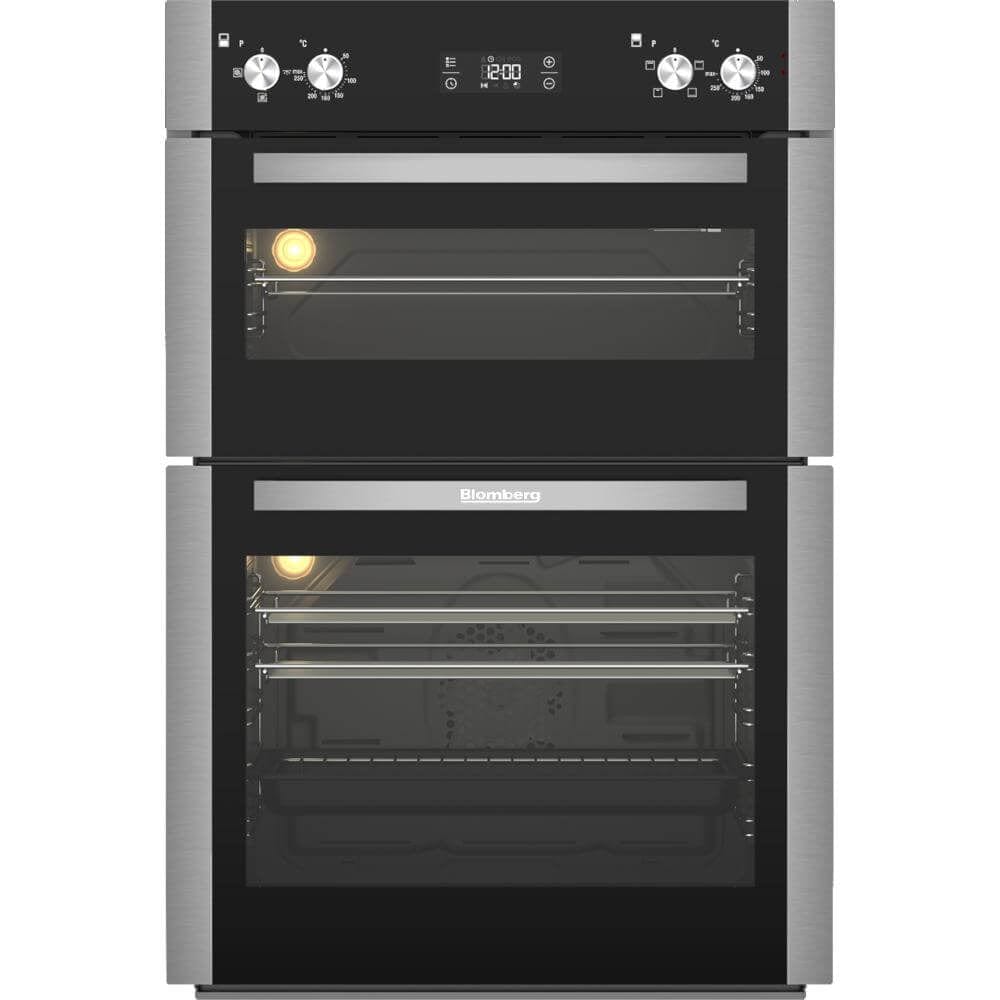 Blomberg ODN9302X Built In Electric Double Oven - Stainless Steel | Atlantic Electrics