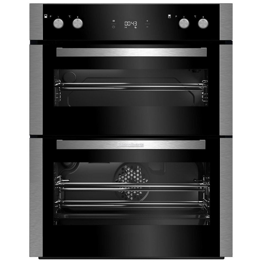 Blomberg OTN9302X Built In Built Under Programmable Electric Double Oven - S-Steel - Atlantic Electrics - 39477747810527