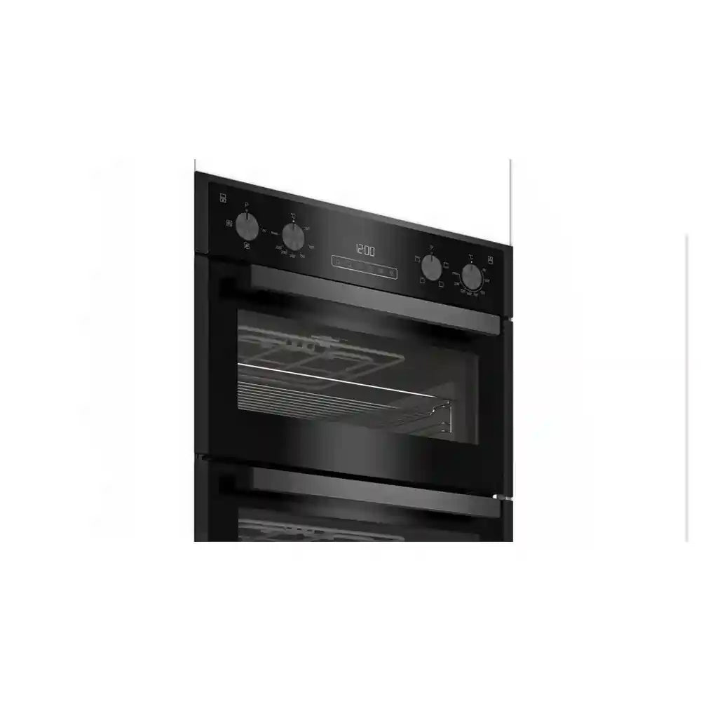 Blomberg RODN9202DX Built-In Electric Double Oven - Dark Steel | Atlantic Electrics