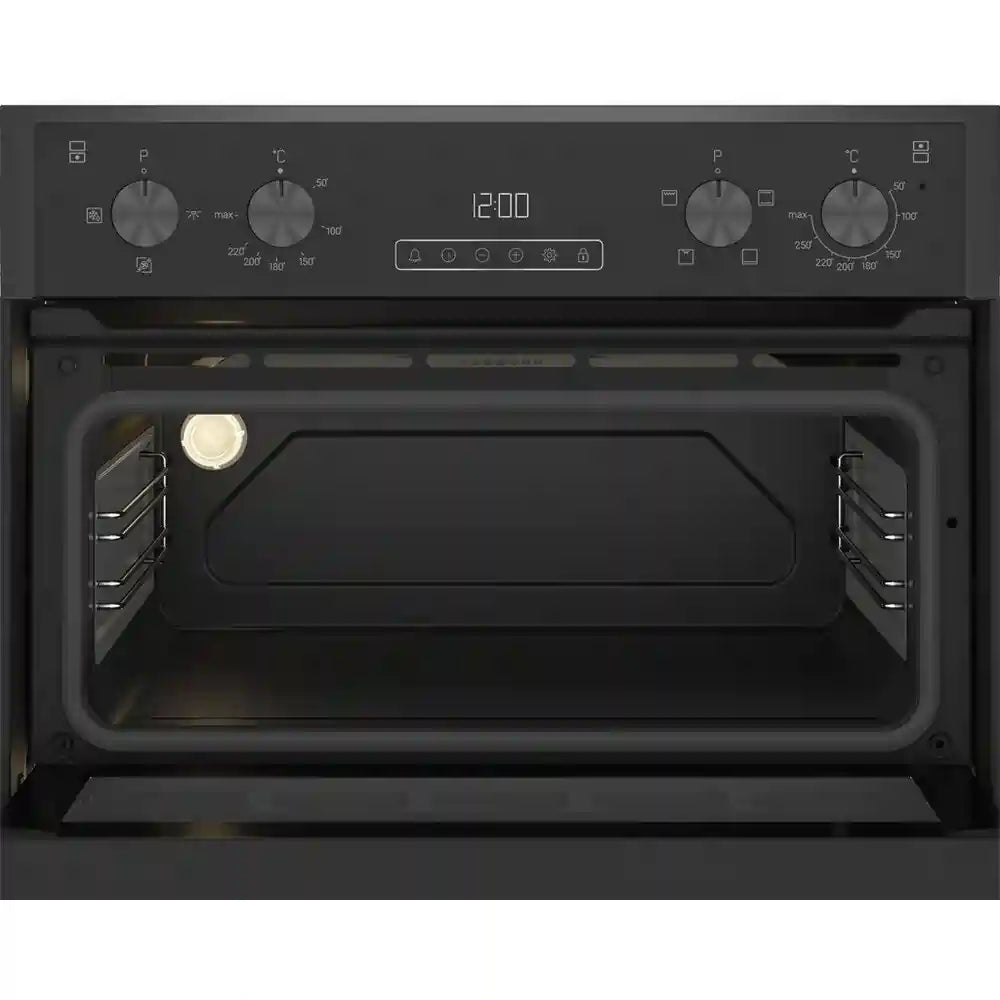Blomberg RODN9202DX Built-In Electric Double Oven - Dark Steel | Atlantic Electrics