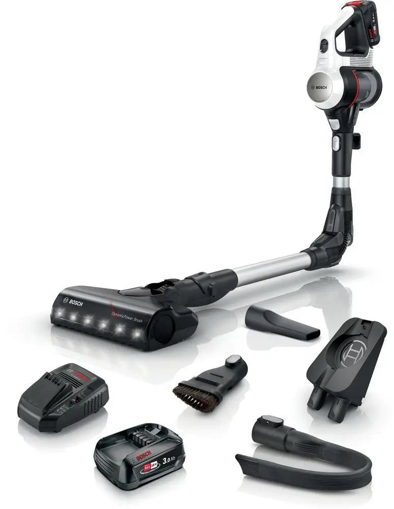 Bosch BCS712GB Unlimited 7 Dual Battery Cordless Vacuum Cleaner, White | Atlantic Electrics