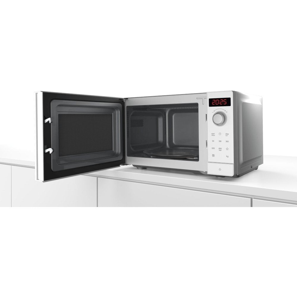 Bosch FFL023MW0B 20 Litres Single Microwave White | Atlantic Electrics
