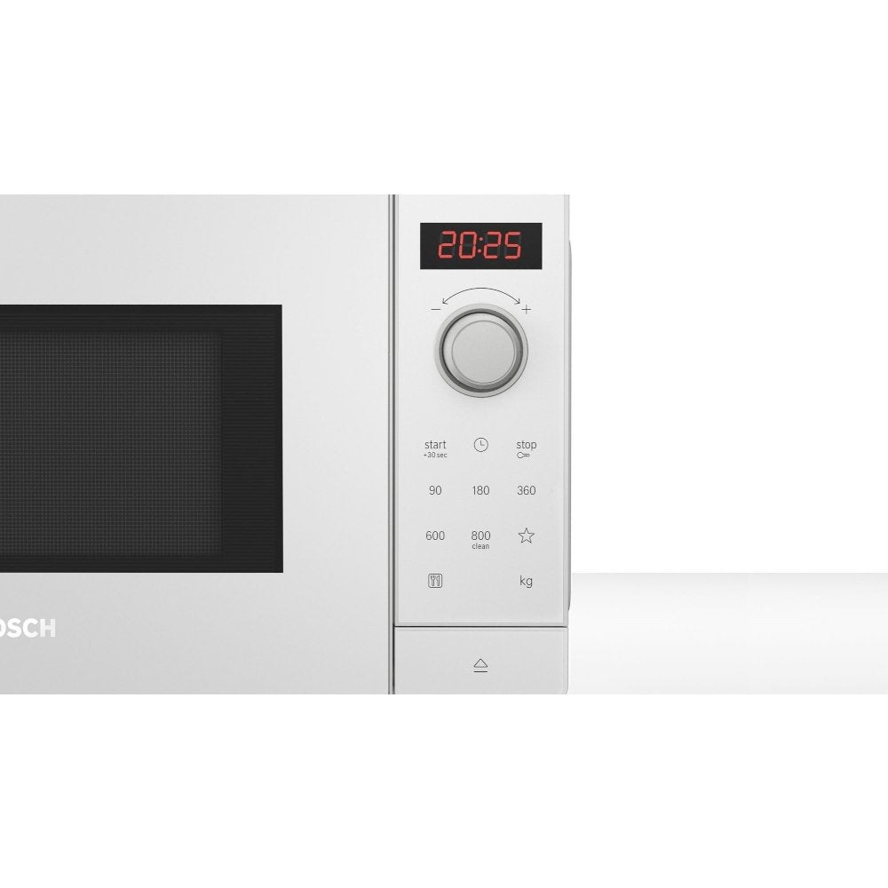 Bosch FFL023MW0B 20 Litres Single Microwave White | Atlantic Electrics