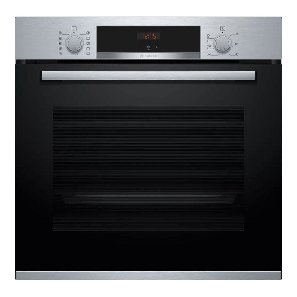 Bosch HRS534BS0B 71 Litre Built In Single Oven, Steam Function, 59.4cm Wide - Stainless Steel | Atlantic Electrics