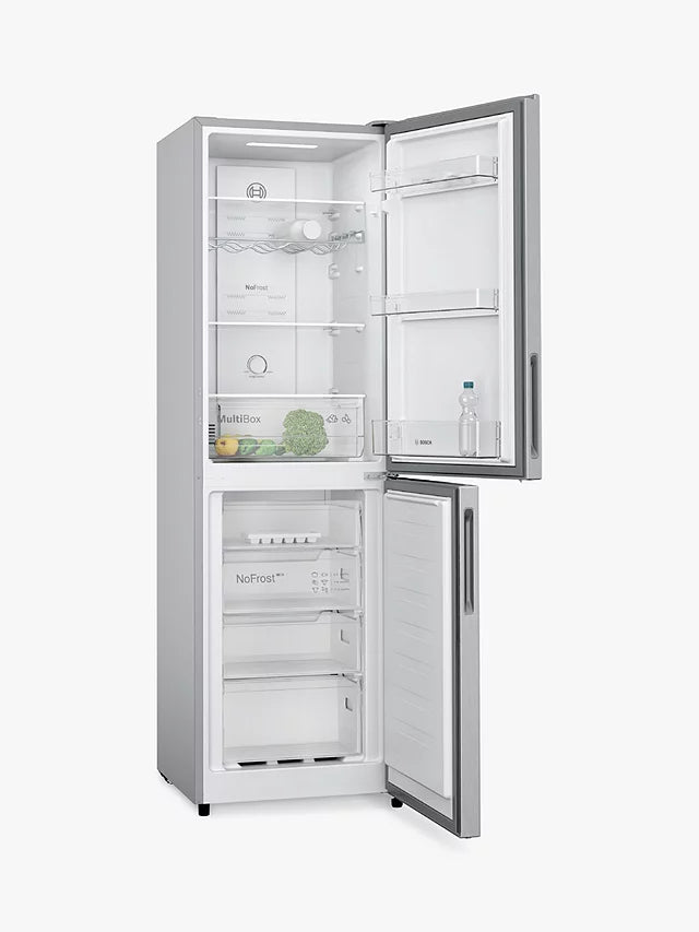 Bosch KGN27NLEAG 50/50 Frost Free Fridge Freezer - Silver | Atlantic Electrics