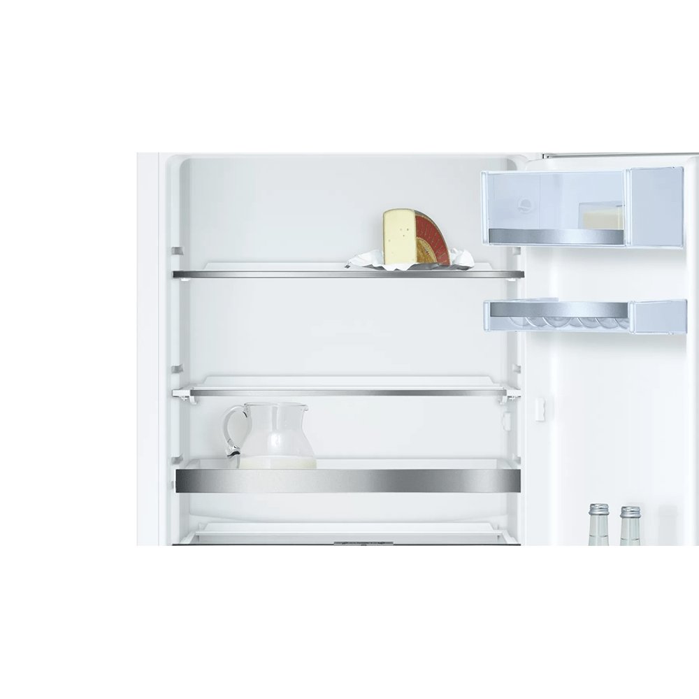 BOSCH KIN85AF30G Built-in Fridge Freezer, Freezer at Bottom, Flat Hinge- 55.8cm Wide | Atlantic Electrics
