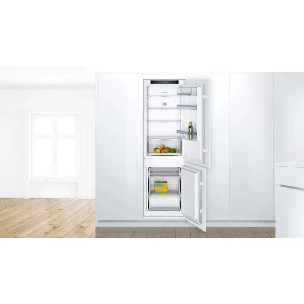 Bosch KIV86VSE0G Integrated 60/40 Fridge Freezer with Sliding Door Fixing Kit - White | Atlantic Electrics