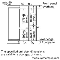 Thumbnail Bosch KIV87NSF0G Low Frost BI Fridge Freezer - 39477768814815