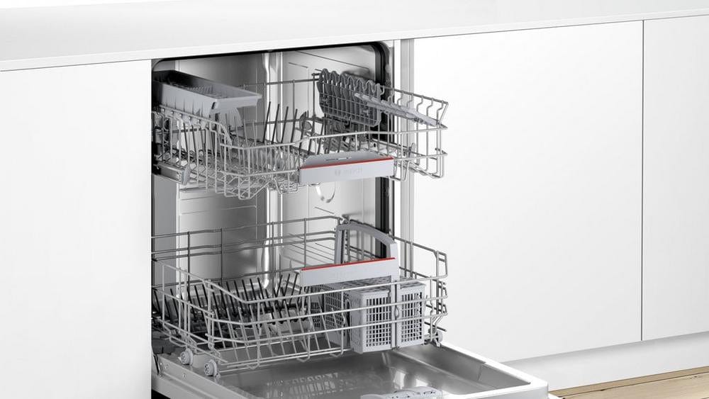 Bosch Serie 4 SGV4HAX40G Fully Integrated Standard Dishwasher - Stainless Steel Control Panel | Atlantic Electrics