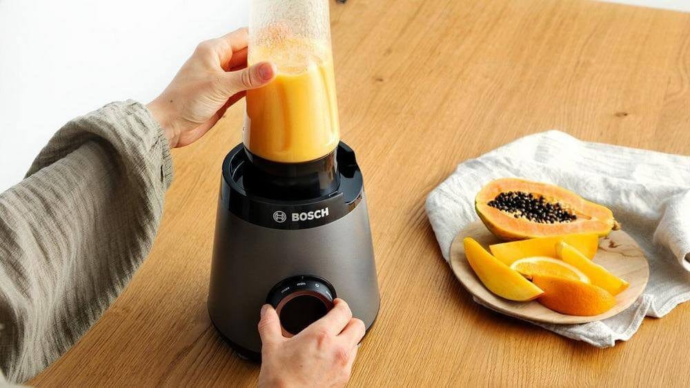 Bosch Serie 4 VitaPower MMB6174SG 1.5 Litre Blender with 2 Accessories - Silver | Atlantic Electrics