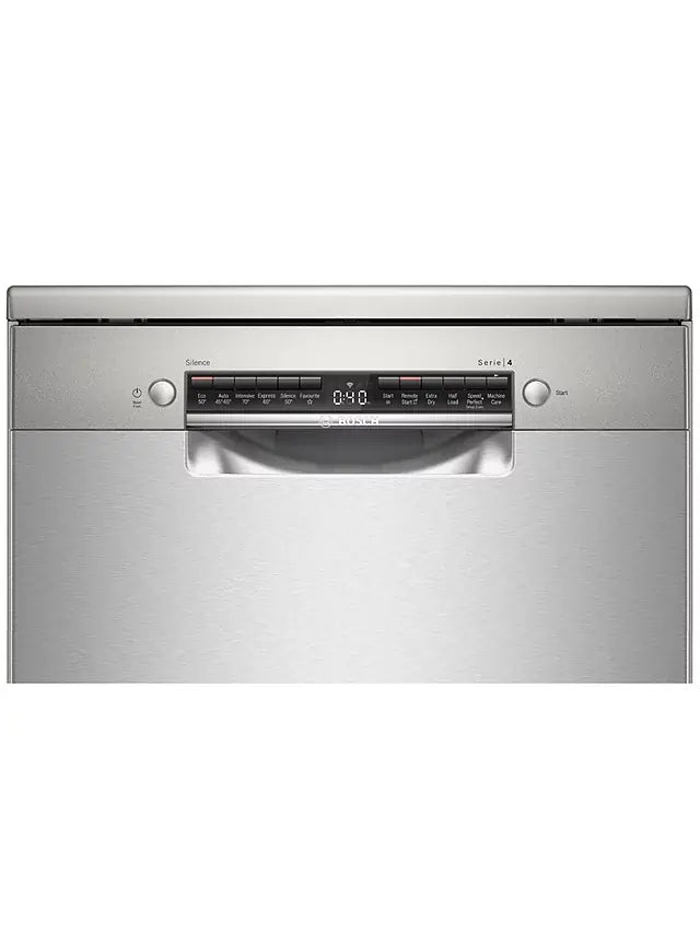 Bosch SMS4HCI40G Wifi Connected Standard Dishwasher - Stainless Steel Effect | Atlantic Electrics
