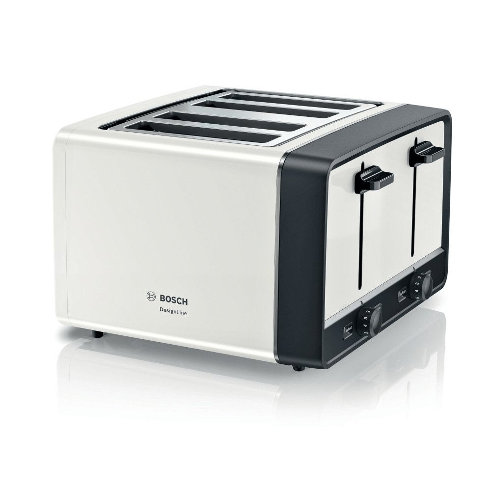 Bosch TAT5P441GB 4 Slice Toaster White | Atlantic Electrics - 39477783134431 