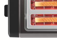 Thumbnail Bosch TAT5P445GB 4 Slice Toaster Anthracite - 39477783363807