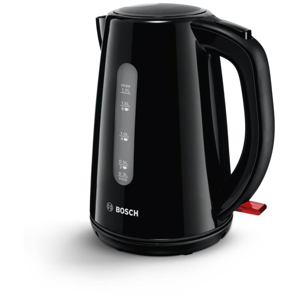 Bosch TWK7503GB 3000W 1.7 Litres Jug Kettle - Black | Atlantic Electrics