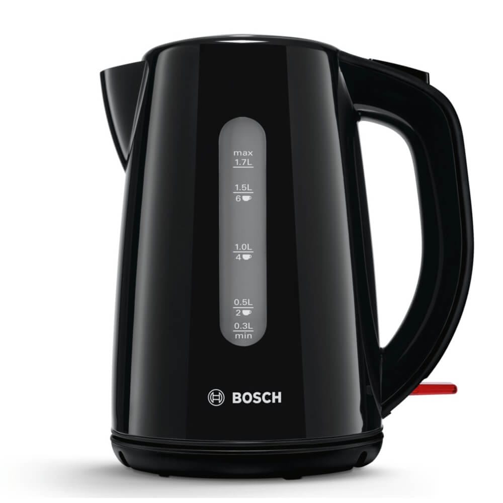 Bosch TWK7503GB 3000W 1.7 Litres Jug Kettle - Black | Atlantic Electrics