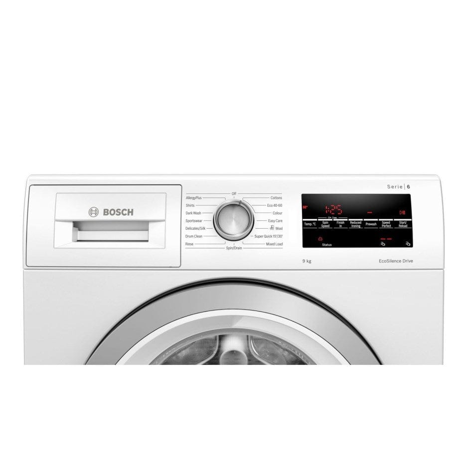 Bosch WAU28T64GB 9kg 1400 Spin Washing Machine with ActiveWater Plus - White | Atlantic Electrics