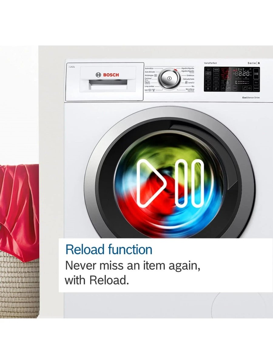 Bosch WGG244ARGB Serie 6 Freestanding Washing Machine, 9kg Load, 1400rpm Spin, Graphite | Atlantic Electrics