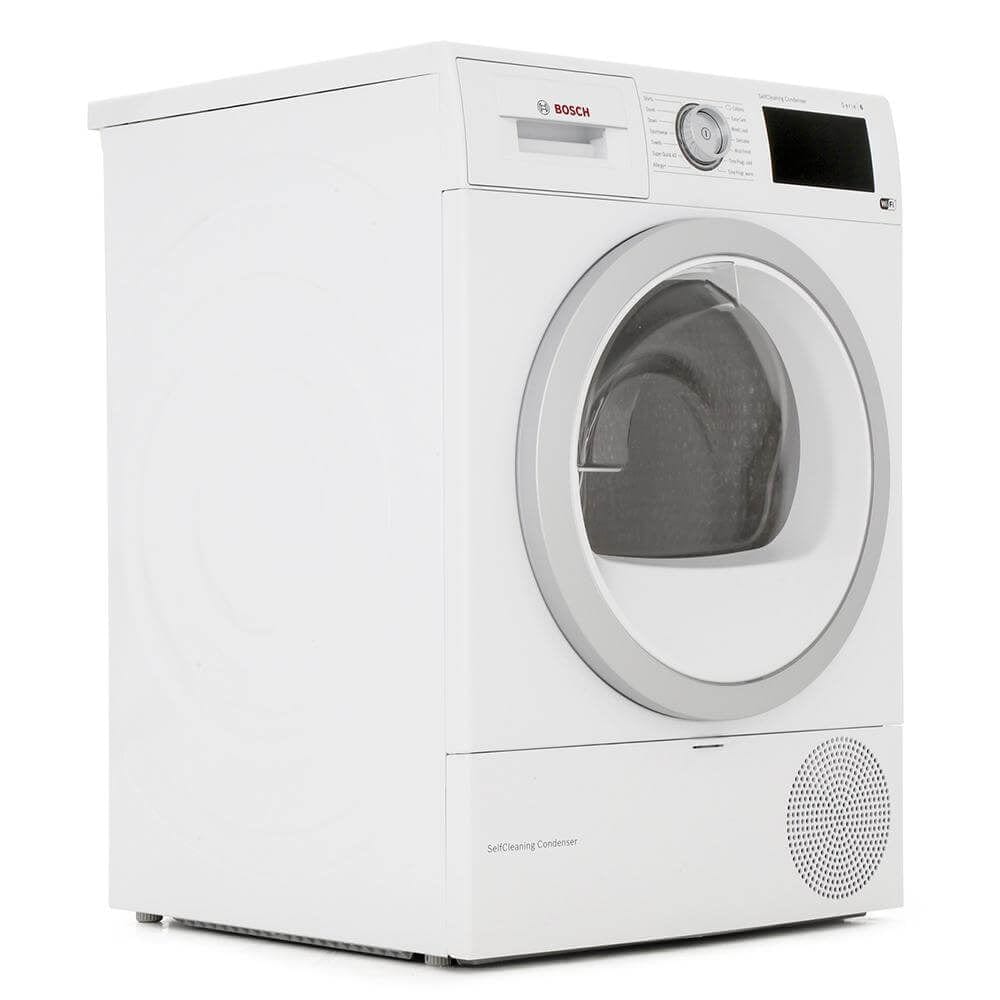 Bosch WTWH7660GB 9kg Condenser Tumble Dryer with Heat Pump - White | Atlantic Electrics
