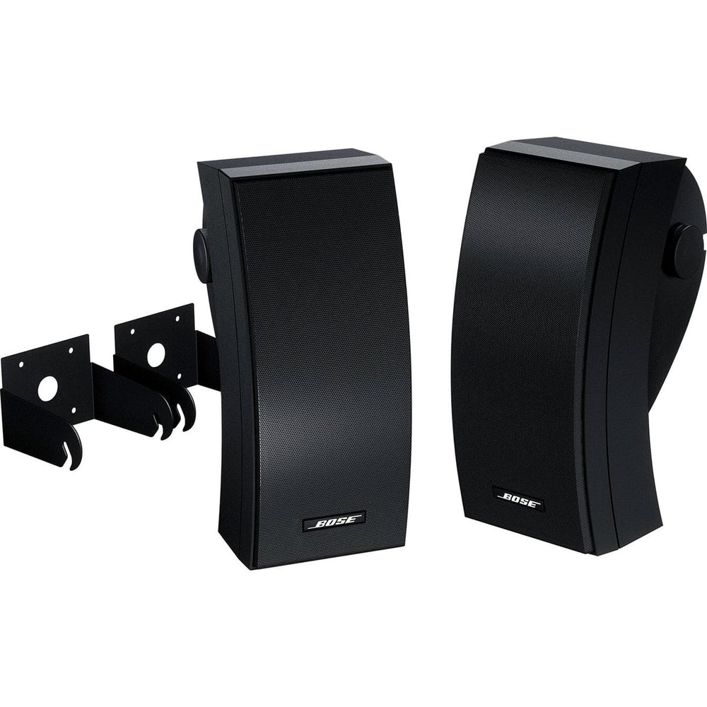 Bose 251 Environmental Speakers in Black include Wall Bracket - Atlantic Electrics - 39477789360351