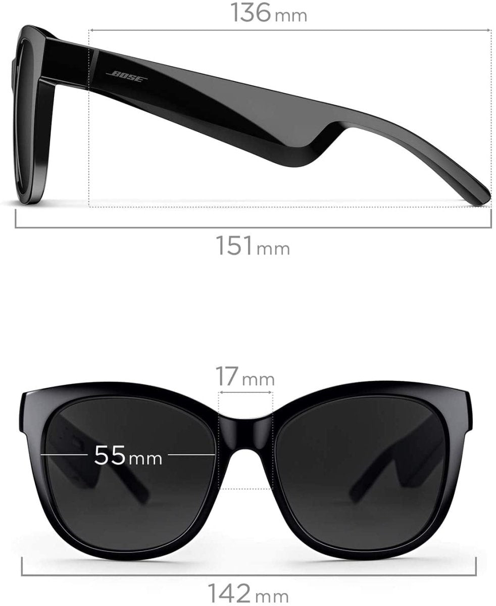Bose Frames Soprano Cat-Ear Bluetooth Audio Sunglasses plays up to 5.5 hours - Atlantic Electrics - 39477792112863