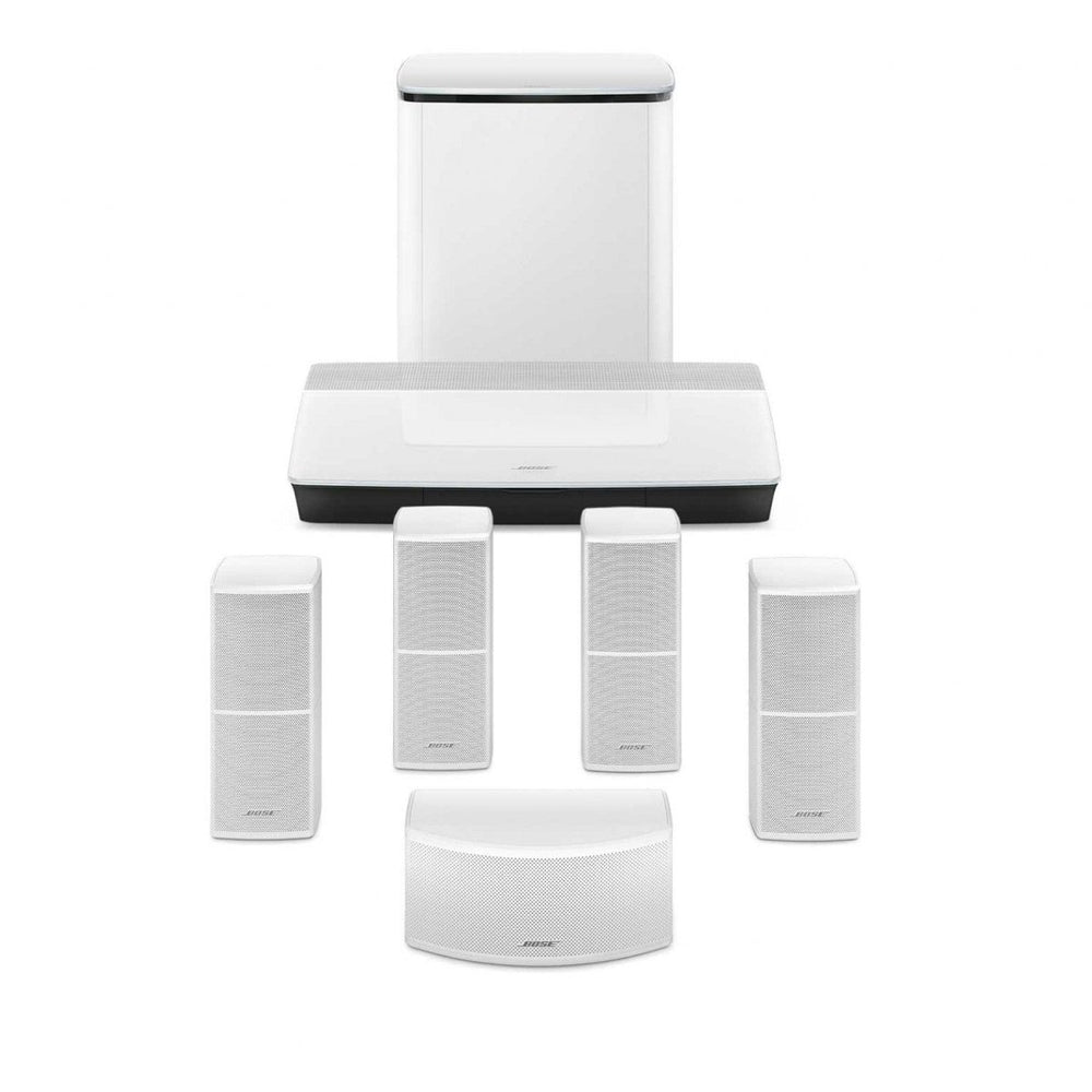 BOSE Lifestyle 600 5.1 Channel Home Theatre Speaker System - White (Manufacturer Refurbished) - Atlantic Electrics - 39477792014559