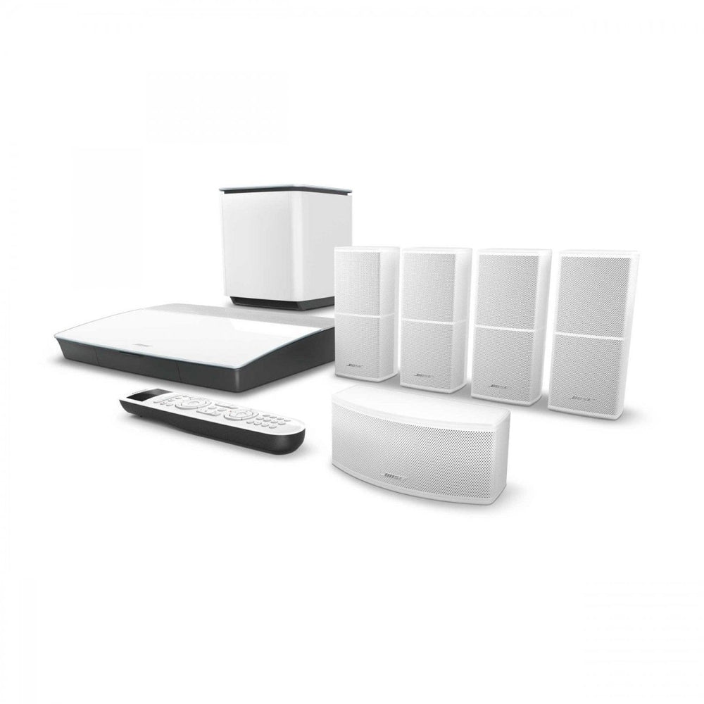 BOSE Lifestyle 600 5.1 Channel Home Theatre Speaker System - White (Manufacturer Refurbished) - Atlantic Electrics - 39477791981791
