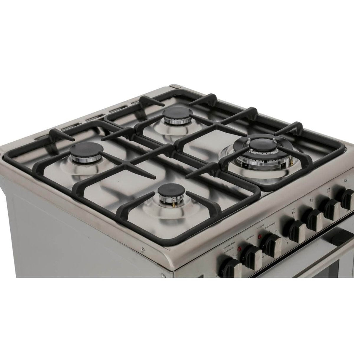 DeLonghi DDC606DF 60cm Stainless Steel Freestanding Dual Fuel Double Cooker | Atlantic Electrics