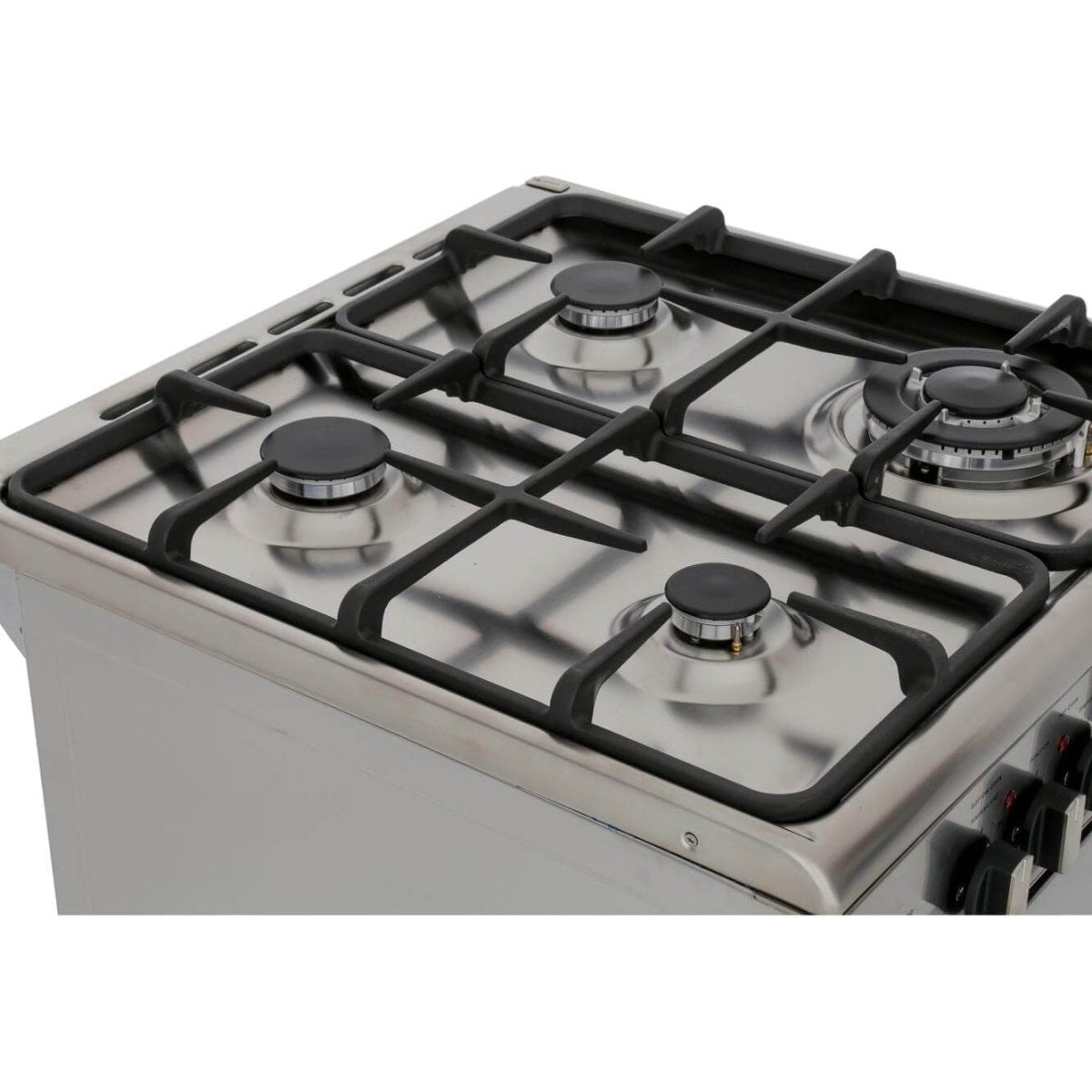 DeLonghi DDC606DF 60cm Stainless Steel Freestanding Dual Fuel Double Cooker | Atlantic Electrics