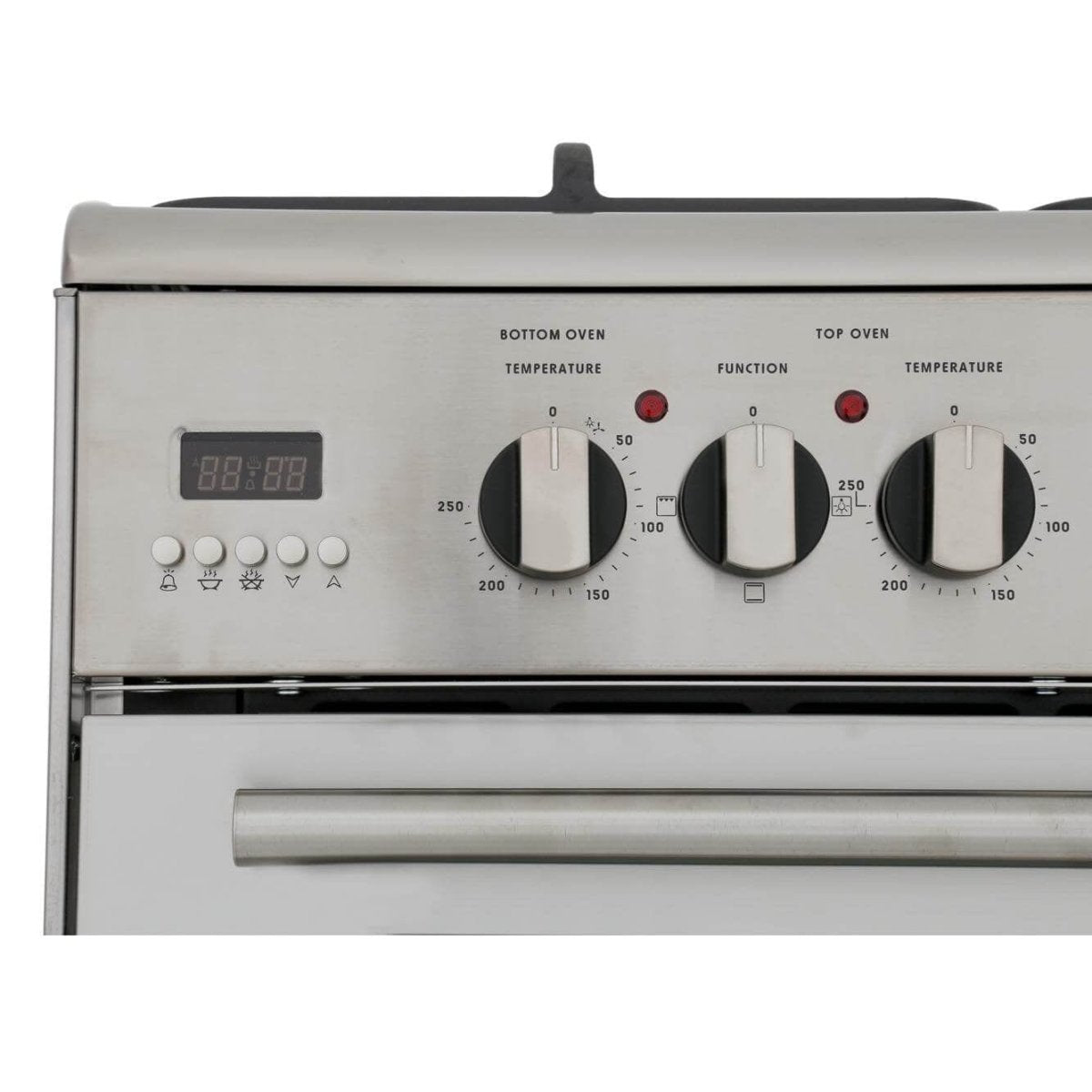 DeLonghi DDC606DF 60cm Stainless Steel Freestanding Dual Fuel Double Cooker | Atlantic Electrics